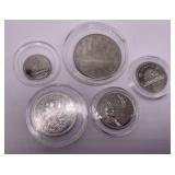 1986 Canadian Coins in Protective Cases