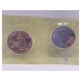 Two 2006 1 oz Silver Canadian Maple Leaf Coins