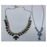 Czech Glass Necklace, 1930ï¿½s French Y Necklace