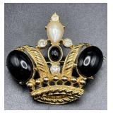 Trifari Royal Imperial Crown Brooch