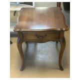 Ethan Allen Wood Side Table - A