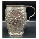 S Kirk and Son Floral Repoussï¿½ Tankard