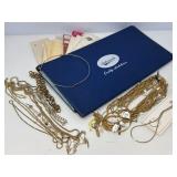 Gold Filled and Costume Jewelry with Display Book