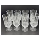Eight Iced Tea Goblets