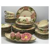 Franciscan Dessert Rose Dishes and Serving