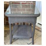 Wicker Side Table