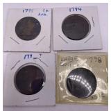 1794, 1798, 179? U. S. Large Cents