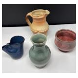 Four Pieces of Pottery