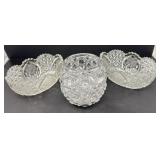 Cut Glass Containers