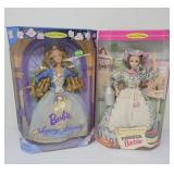 Sleeping Beauty and Pioneer Barbies