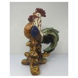 Hand Painted Ceramic Rooster