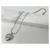 24 ' Sterling Paolo Romeo Necklace w/ Heart