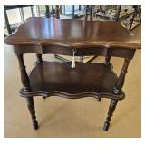 Accent Table with Compartmented Locking Top
