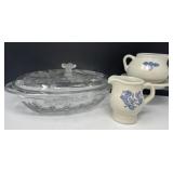 AH Savannah Casserole, Pfaltzgraff Gravy, Creamer