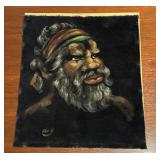 Aboriginal Art on Velvet