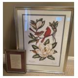 Two Framed Pieces of Art - One by Richardson