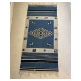 'Texcoco' Style Flatweave Rug