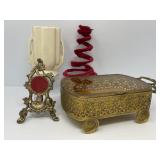 Hollywood Regency Jewelry Box, Accessories
