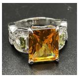Sterling Silver Right Hand Ring