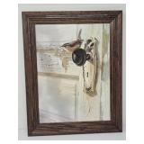 'Wren on Doorknob' by Bob Hanly