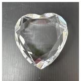 Rosenthal Crystal Hear Paperweight