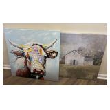 Two Stretch Canvas Pictures