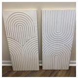 Two Pieces Metal Wall Art