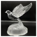 Cristal Dï¿½Arques Dove Figurine, 24% Lead Crystal