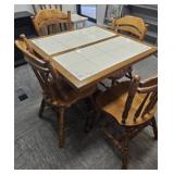 Tile Top Dining Table and Chairs