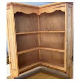 Three Shelf Corner Wall Cabinet
