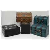 Five Trinket Boxes