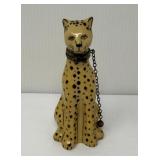Cheetah Limoge Trinket Box