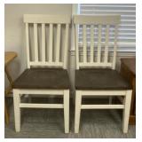 Pair of Wood Country Style Chairs