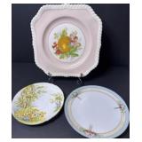 Three China Plates