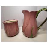 Desert Rose Pitcher and Pot
