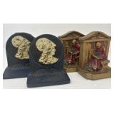 Two Sets of Art Deco Bookends
