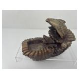 Carved Stone Koi Ashtray - Peopleï¿½s Rep of China