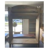 Wood Blanket Rack With Shelf