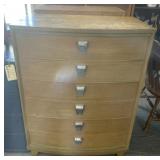 Dixie Six Drawer Wood Dresser