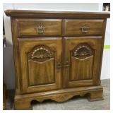 Vintage Dark Wood Cabinet