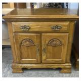 Vintage Wood Nightstand