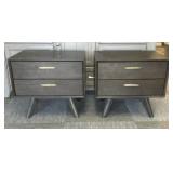 Mid-Century Modern Style Nightstands