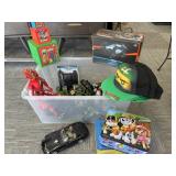 Vintage Toy Collection with Remote Control Buggy
