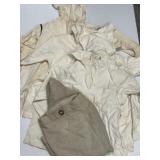 Four WW2 White US Navy Jumpers, Canvas Duffle