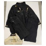 WW2 Blue Wool US Navy Jumpers, Canvas Duffle