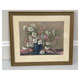 MCM Dogwood Branches in Blue Vase Print