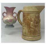 Hull Pottery Pitcher and Vase