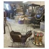 Metal Tree, Lighted Christmas Carousel, Sleigh