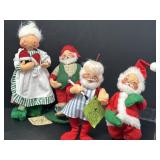 Four Annalee Dolls