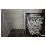 Towel Rack and Hamper